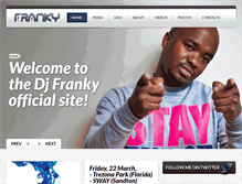 Tablet Screenshot of franky.co.za